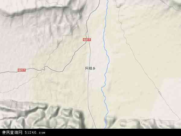 阿格乡地形图 - 阿格乡地形图高清版 - 2026年阿格乡地形图