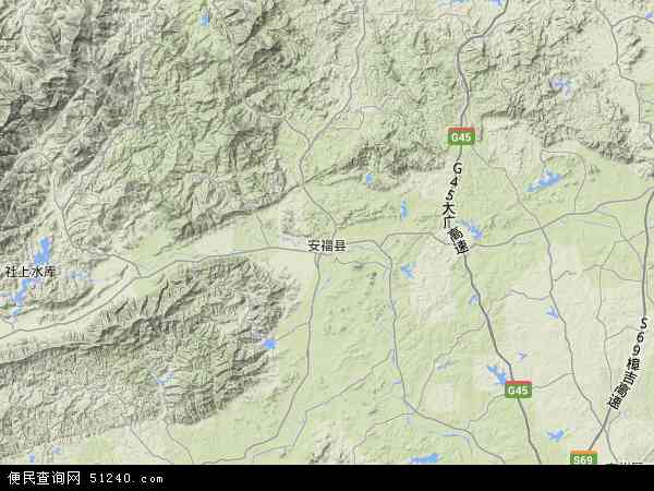 安福县地形图 - 安福县地形图高清版 - 2024年安福县地形图