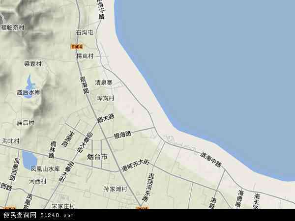 滨海路地形图 - 滨海路地形图高清版 - 2024年滨海路地形图