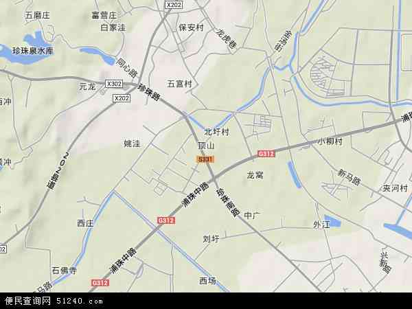 顶山地形图 - 顶山地形图高清版 - 2026年顶山地形图