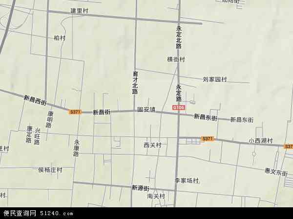 固安镇地形图 - 固安镇地形图高清版 - 2026年固安镇地形图