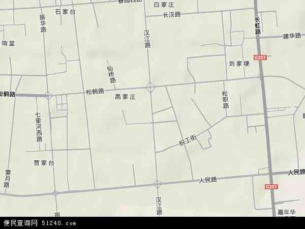 汉江地形图 - 汉江地形图高清版 - 2024年汉江地形图