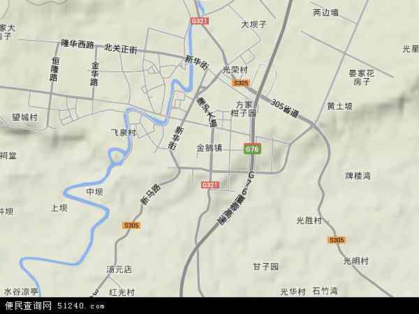 隆昌卫星地图高清版图片