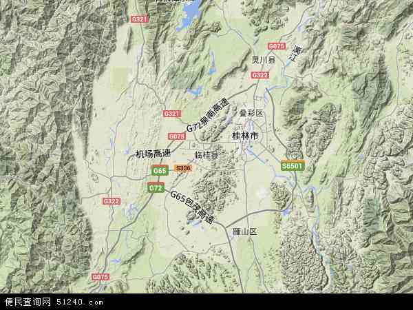 中国 广西壮族自治区 桂林市 临桂区本站收录有:2021临桂区卫星地图