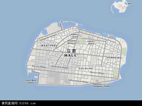马累岛地形图 - 马累岛地形图高清版 - 2024年马累岛地形图
