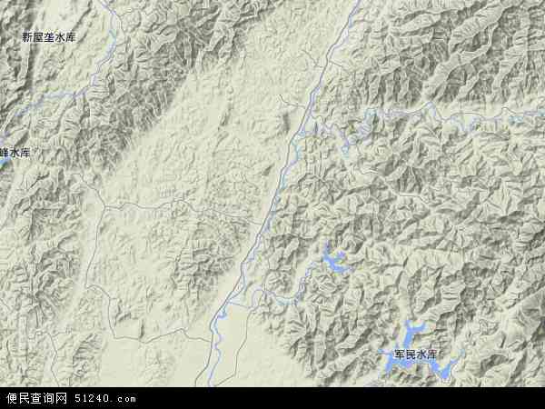 泥溪镇地形图 - 泥溪镇地形图高清版 - 2026年泥溪镇地形图