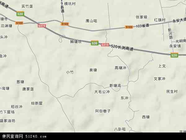 泉塘地形图 - 泉塘地形图高清版 - 2024年泉塘地形图