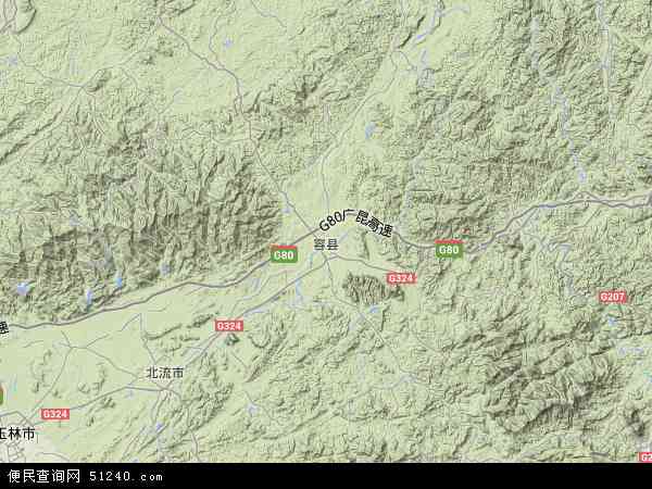容县石寨镇地图图片