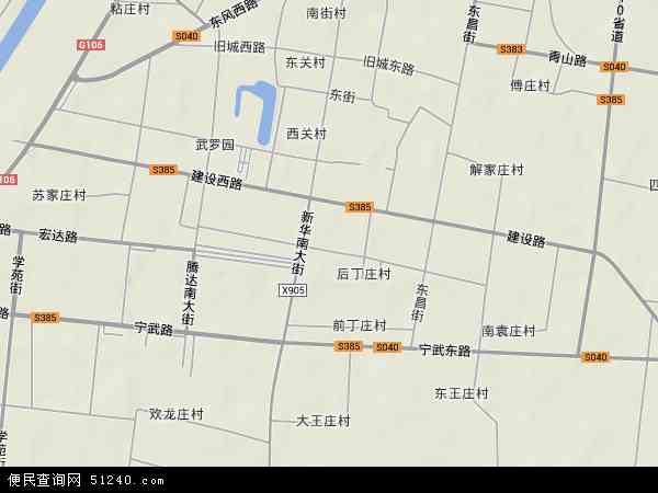 武邑镇地形地图