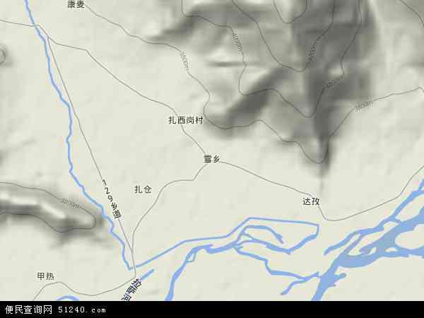 中国 西藏自治区 拉萨市 达孜县 雪乡本站收录有:2021雪乡卫星地图