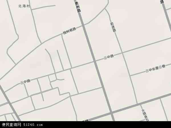 中街地形图 - 中街地形图高清版 - 2024年中街地形图