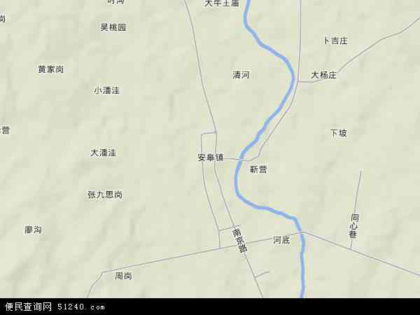 安皋镇地形图 - 安皋镇地形图高清版 - 2024年安皋镇地形图