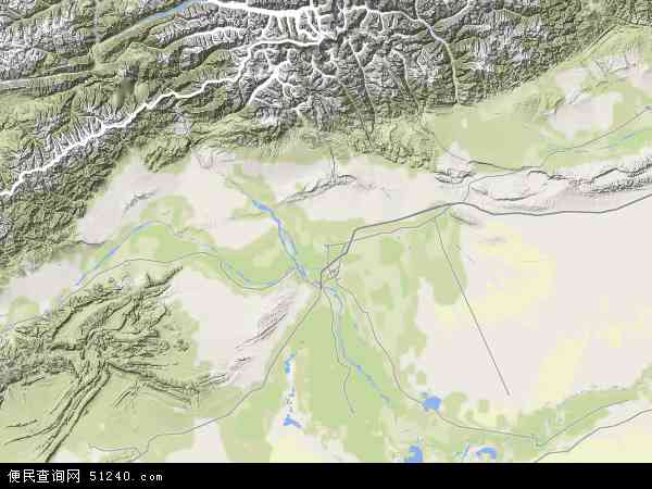 阿热勒镇地形图 - 阿热勒镇地形图高清版 - 2024年阿热勒镇地形图