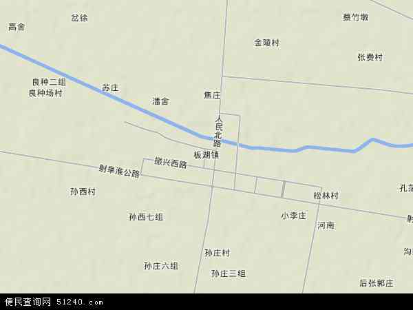 板湖镇地形图 - 板湖镇地形图高清版 - 2026年板湖镇地形图