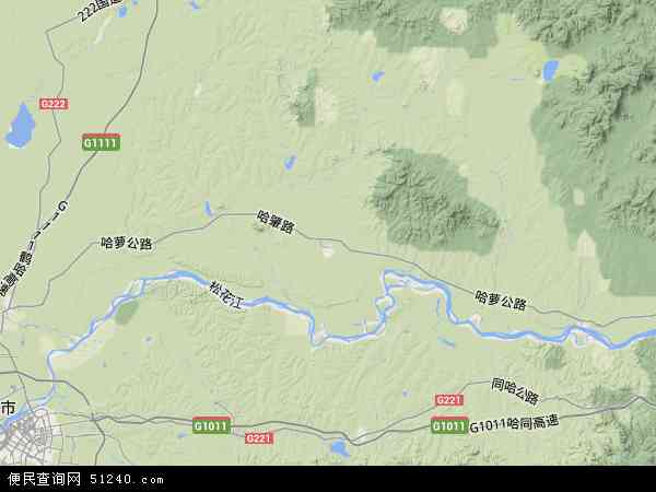 巴彦县地形图 - 巴彦县地形图高清版 - 2024年巴彦县地形图