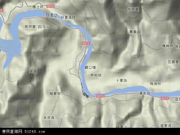 文县碧口镇地图图片