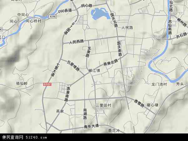 郴江地形图 - 郴江地形图高清版 - 2024年郴江地形图