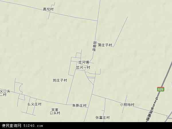 岔河镇地形图 - 岔河镇地形图高清版 - 2024年岔河镇地形图