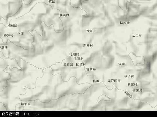 天柱县地形图图片