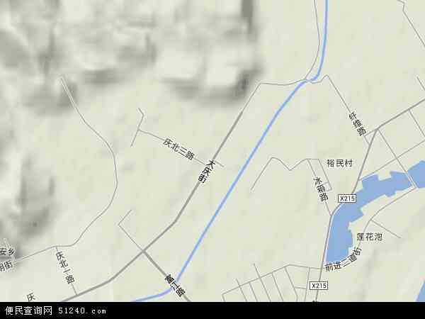大庆地形图 - 大庆地形图高清版 - 2024年大庆地形图