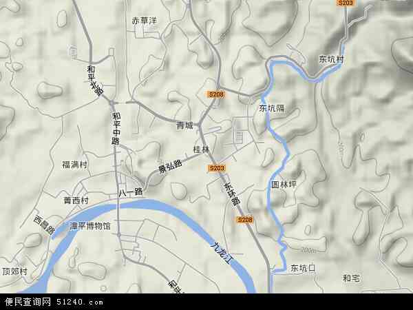 桂林地形图 - 桂林地形图高清版 - 2024年桂林地形图