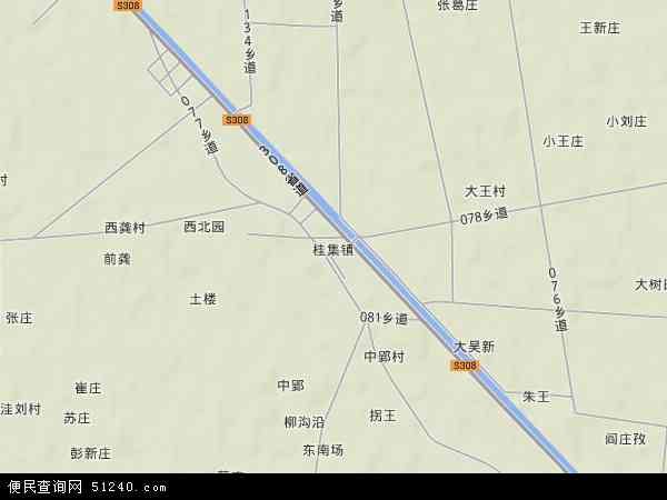桂集镇地形图 - 桂集镇地形图高清版 - 2024年桂集镇地形图