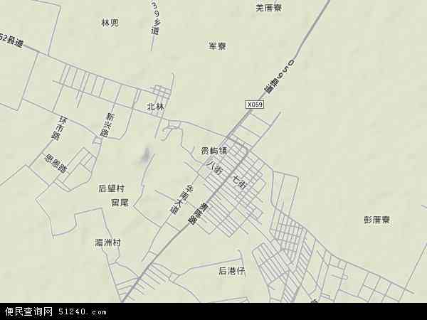 贵屿镇地图图片