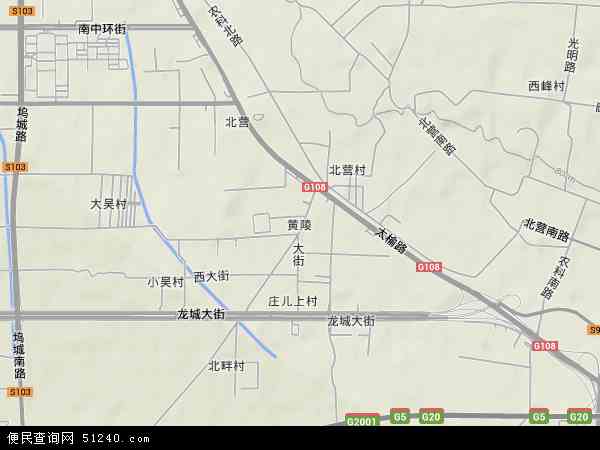 黄陵地形图 - 黄陵地形图高清版 - 2024年黄陵地形图