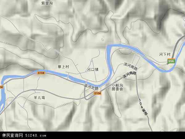 云南河口卫星地图图片