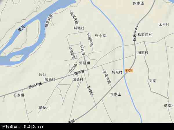 河阴镇地形图 - 河阴镇地形图高清版 - 2024年河阴镇地形图
