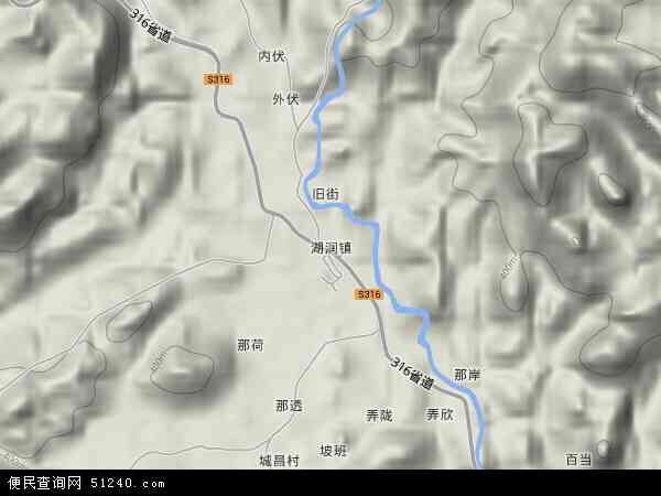 广西壮族自治区 百色市 靖西县 湖润镇本站收录有:2021湖润镇卫星地图