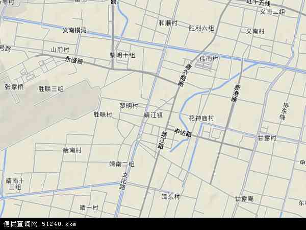 靖江地形图 - 靖江地形图高清版 - 2024年靖江地形图