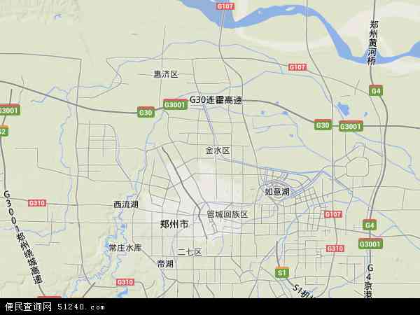 郑州金水区区域界图图片