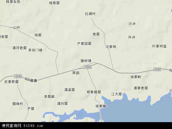 腊树镇地形图 - 腊树镇地形图高清版 - 2025年腊树镇地形图