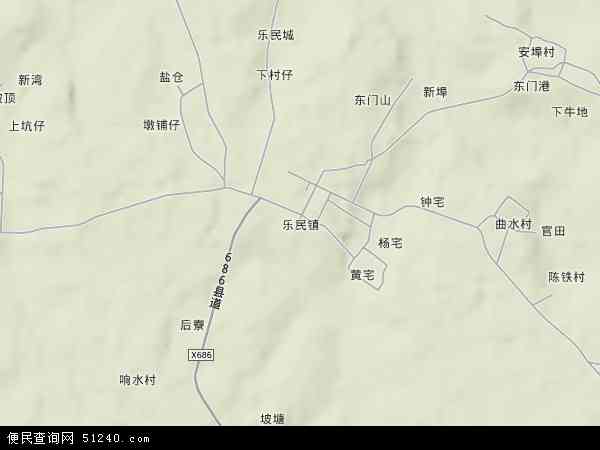 浦北县乐民镇地图图片