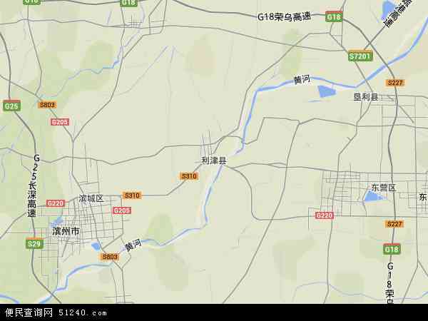 利津县地形图 - 利津县地形图高清版 - 2024年利津县地形图