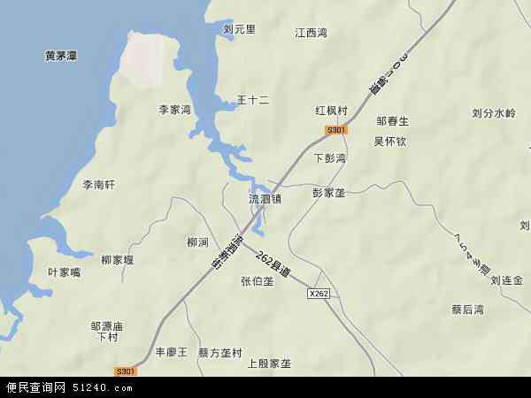 萍乡萍水河流经地图图片