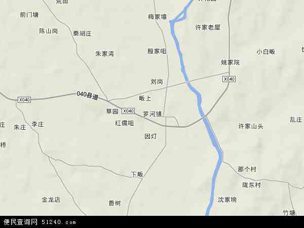 罗河镇地形图 - 罗河镇地形图高清版 - 2024年罗河镇地形图