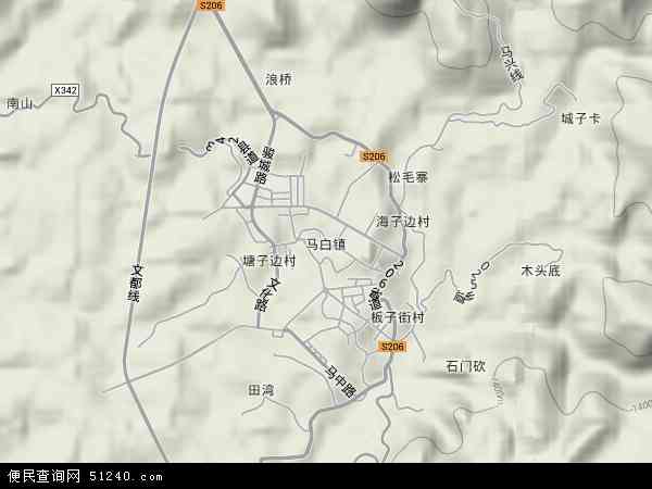 马关县马白镇规划图图片
