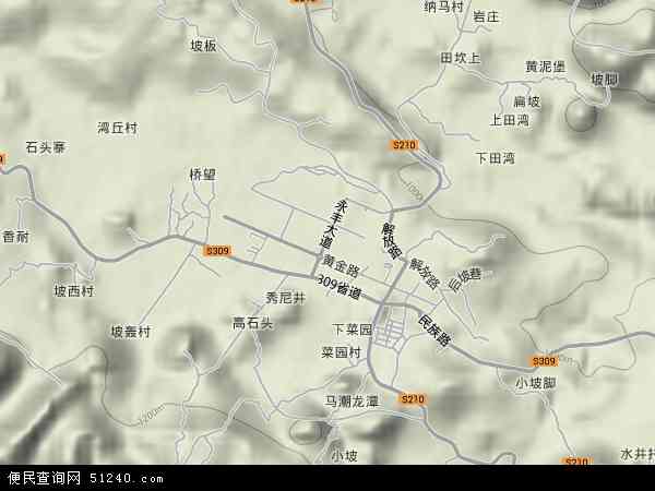 珉谷镇地形图 - 珉谷镇地形图高清版 - 2024年珉谷镇地形图