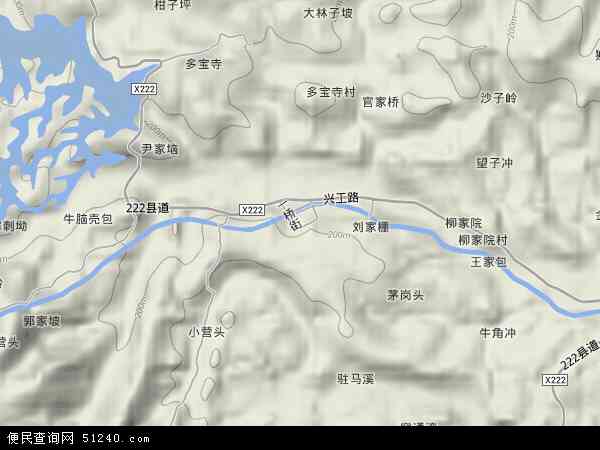 磨市镇地形图 - 磨市镇地形图高清版 - 2024年磨市镇地形图