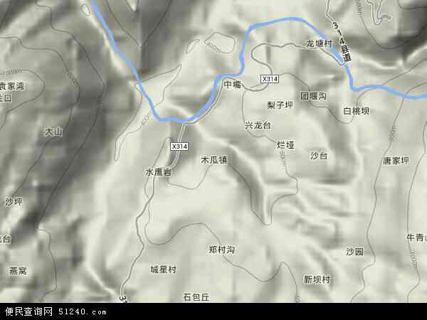 桐梓县木瓜镇地图图片