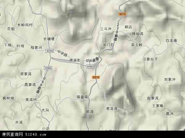 南溪镇地图图片