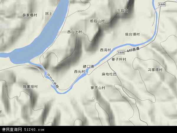 临县碛口地图图片