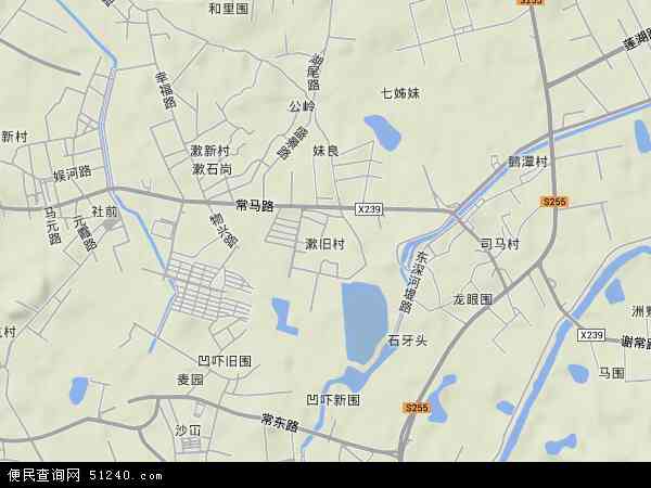 漱旧村地形图 - 漱旧村地形图高清版 - 2024年漱旧村地形图