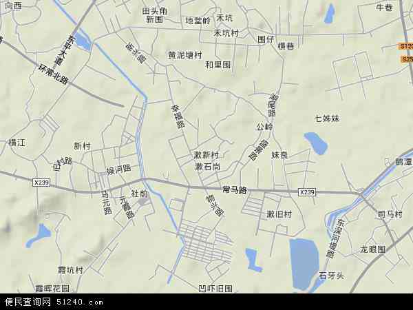 漱新村地形图 - 漱新村地形图高清版 - 2024年漱新村地形图