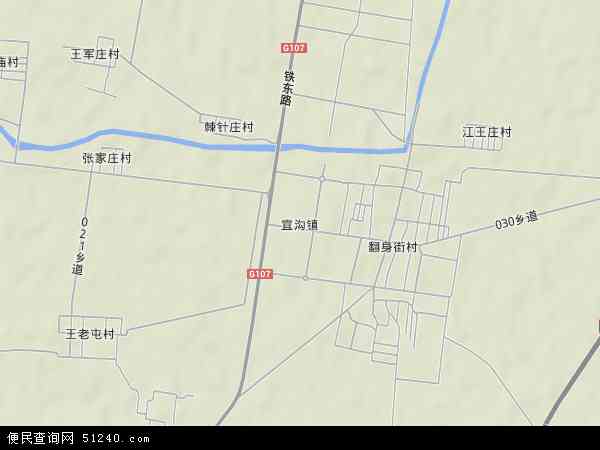 宜沟镇地图图片