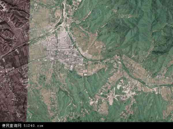 嵩县卫星地图全图高清图片