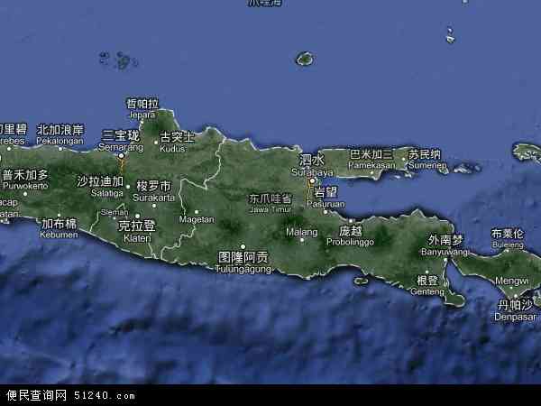 东爪哇卫星地图 - 东爪哇高清卫星地图 - 东爪哇高清航拍地图 - 2024年东爪哇高清卫星地图