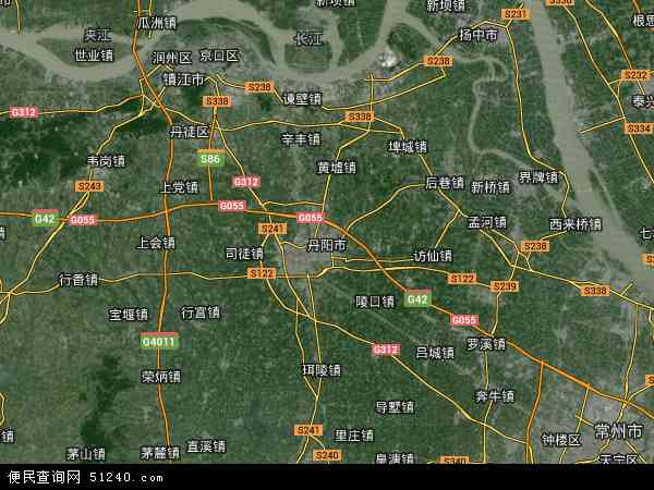 丹阳市卫星地图 - 丹阳市高清卫星地图 - 丹阳市高清航拍地图 - 2024年丹阳市高清卫星地图